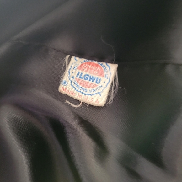 Vintage Camel Hair Trench Coat / Black / Size Medium to Large - Picture 11 of 12